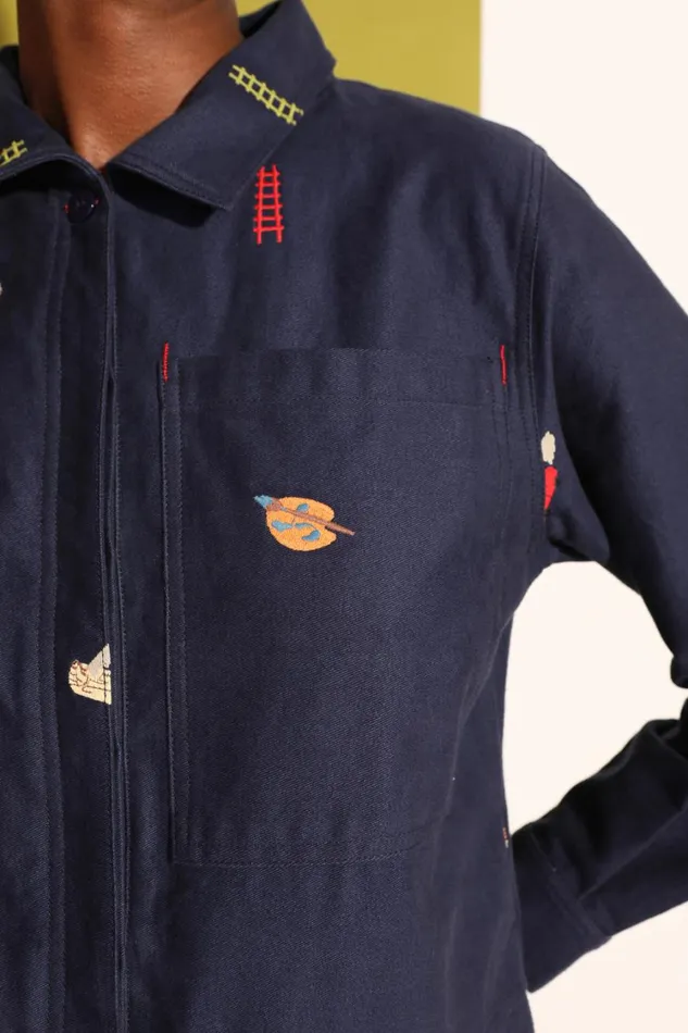 Angus Boilersuit Workshop Embroidery Womens LF Markey One Pieces