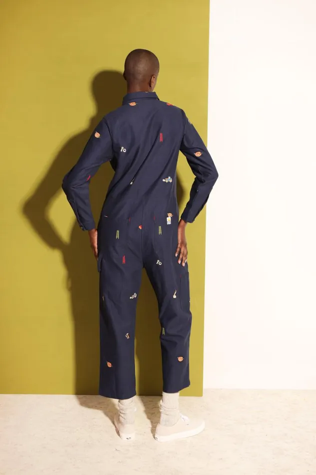 Angus Boilersuit Workshop Embroidery Womens LF Markey One Pieces
