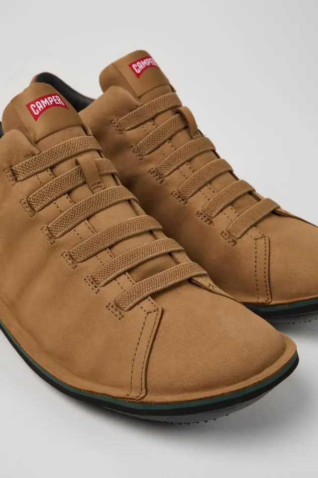 Ankle Boots Men Camper Beetle HYDROSHIELD Brown Nubuck Sneakers