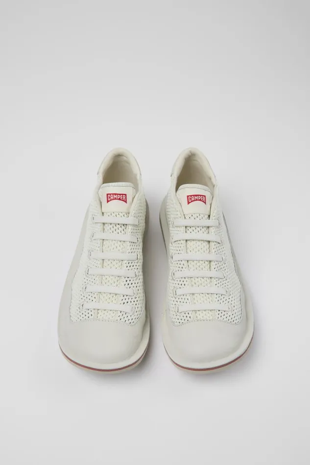 Ankle Boots Men Camper Beetle White TextileLeather Basket Bootie Ankle Boots Men Camper Beetle White TextileLeather Basket Bootie