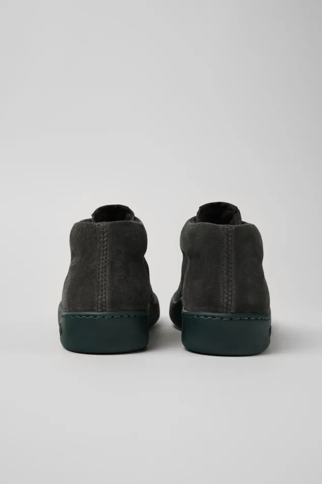 Ankle Boots Men Camper Peu Touring Gray Nubuck Sneakers