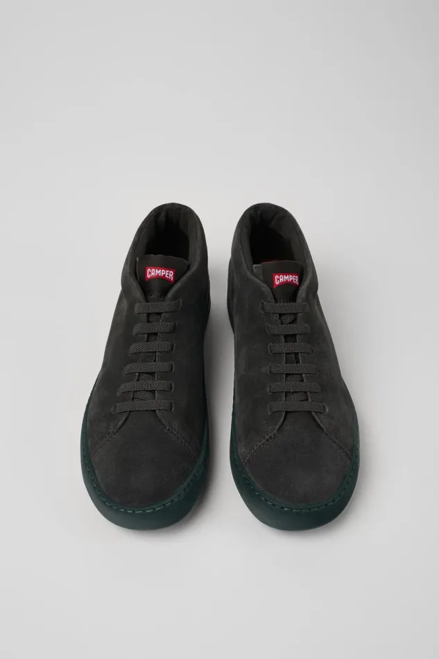 Ankle Boots Men Camper Peu Touring Gray Nubuck Sneakers