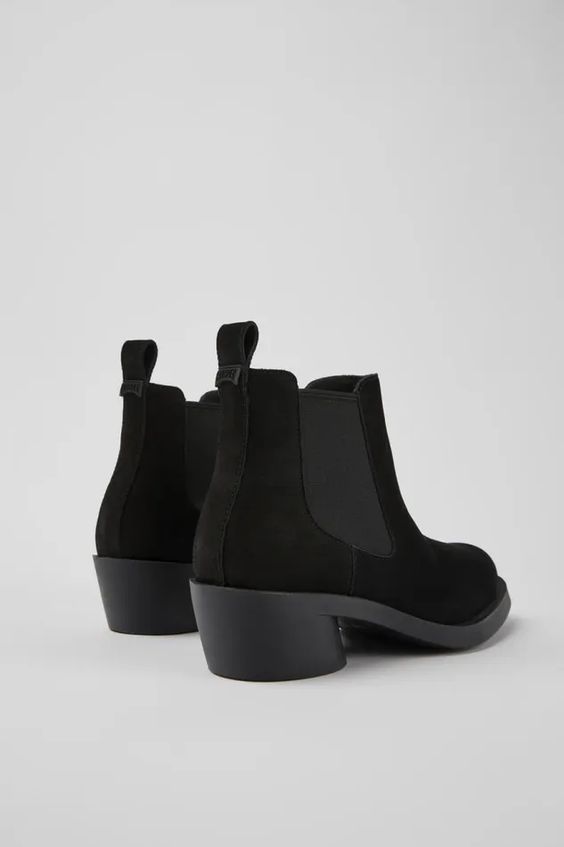 Ankle Boots Women Camper Bonnie Black Nubuck Ankle Boots
