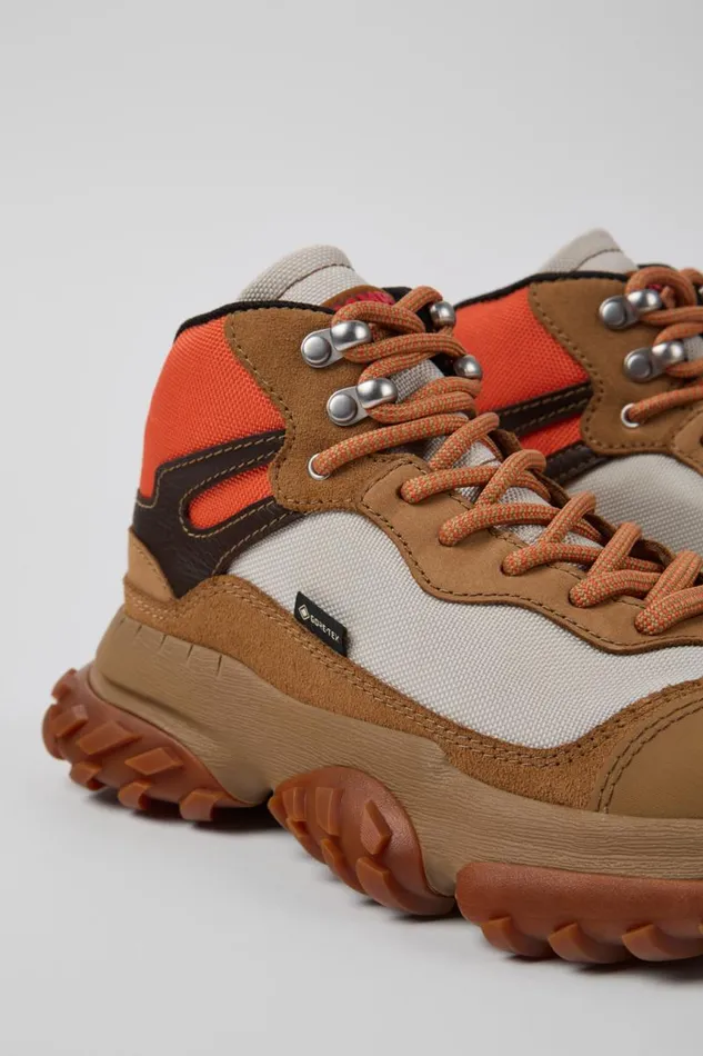 Ankle Boots Women Camper Karst Trek GORETEX Brown And Gray Ankle Boots