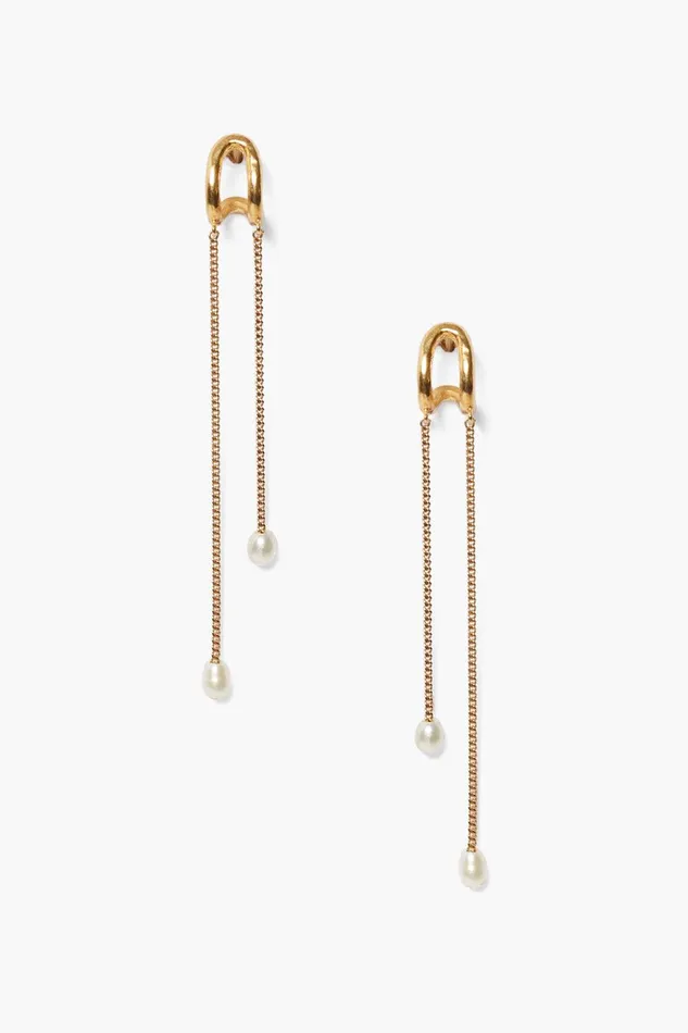 Arc Pearl Drop Earrings Maxi Women Chan Luu Earrings