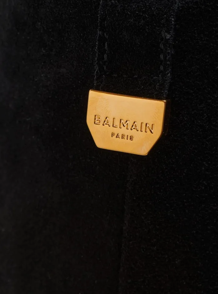 Ariel Suede Boots Black Women Balmain Boots