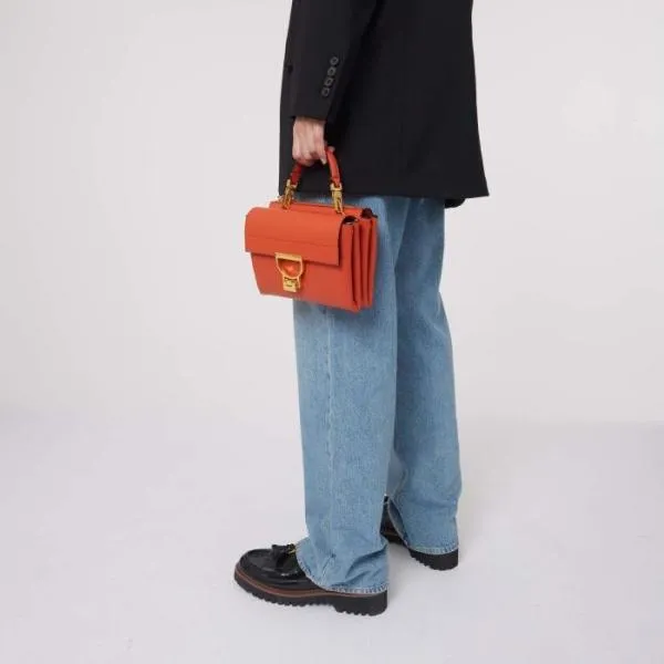 Arlettis Small Grenadine Red Women Coccinelle Top Handle Bag