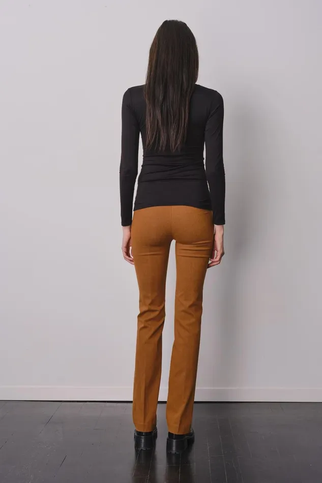 Avenue Montaigne BECCA Flannel Cedar Women Pants
