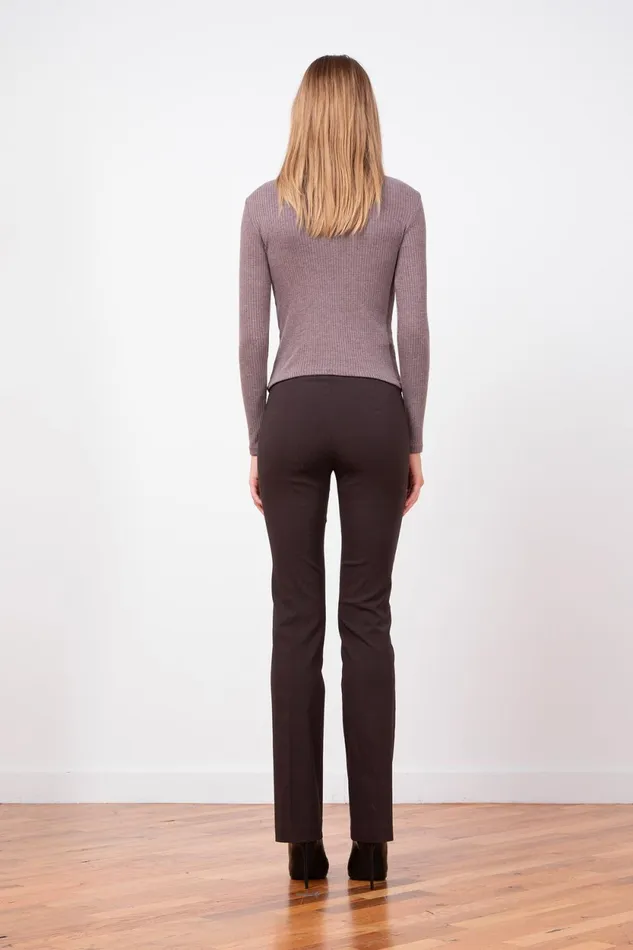 Avenue Montaigne BECCA Signature Brown Women Pants Avenue Montaigne BECCA Signature Brown Women Pants