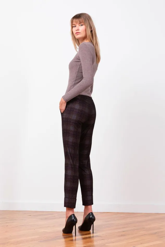 Avenue Montaigne BEN Flannel Absolut Women Pants Avenue Montaigne BEN Flannel Absolut Women Pants