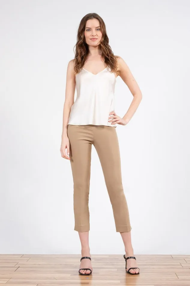 Avenue Montaigne BRIGITTE Signature Camel Women Pants