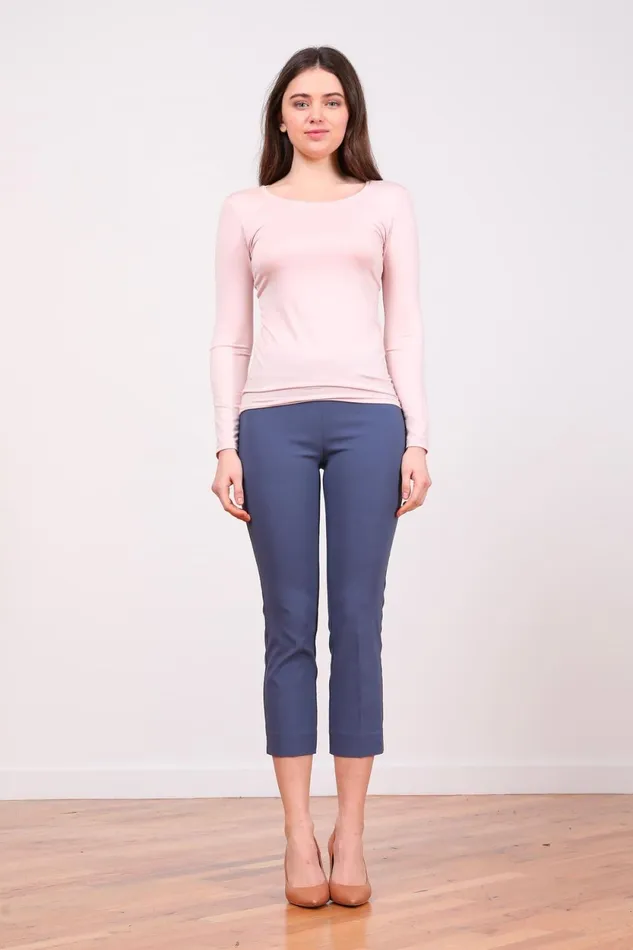 Avenue Montaigne BRIGITTE Signature Hale Navy Women Pants