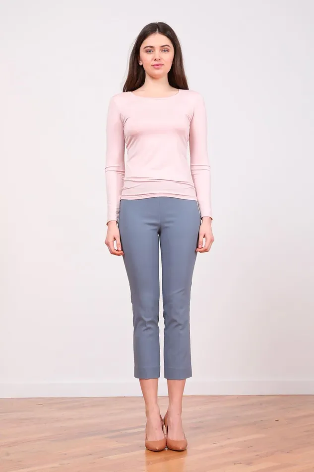 Avenue Montaigne BRIGITTE Signature Slate Women Pants