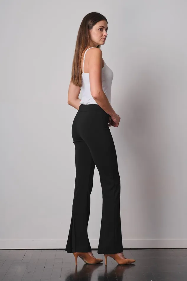 Avenue Montaigne FOXY Crepe Black Women Pants
