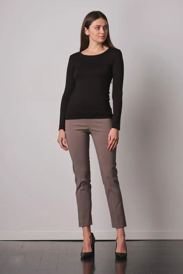 Avenue Montaigne FRANCO Signature Taupe Women Pants