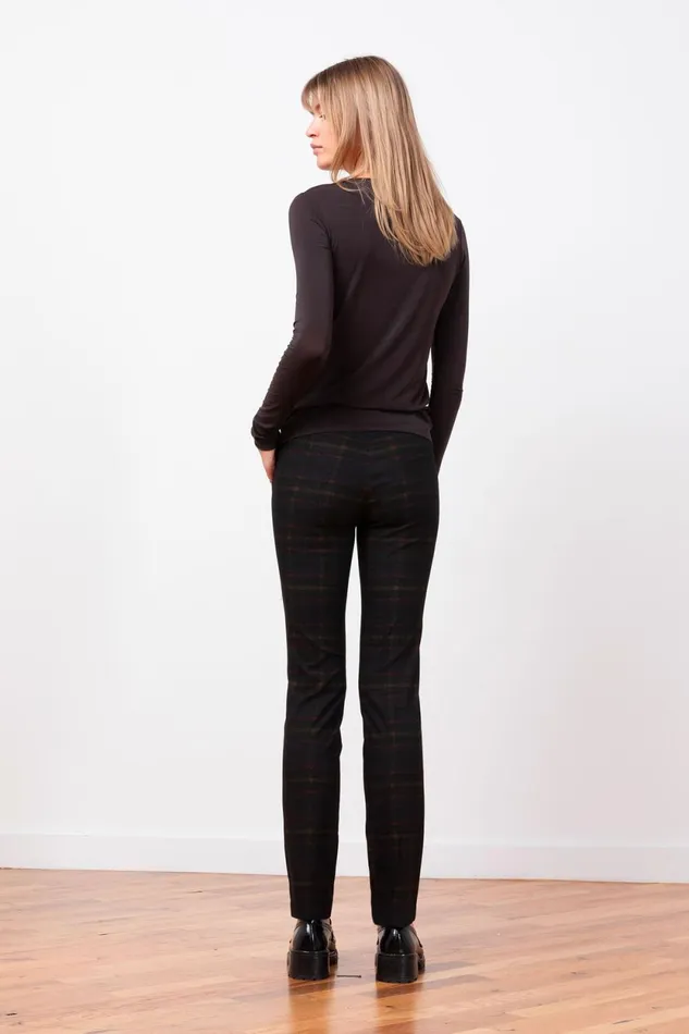 Avenue Montaigne LOUIS Black Watch Women Pants Avenue Montaigne LOUIS Black Watch Women Pants