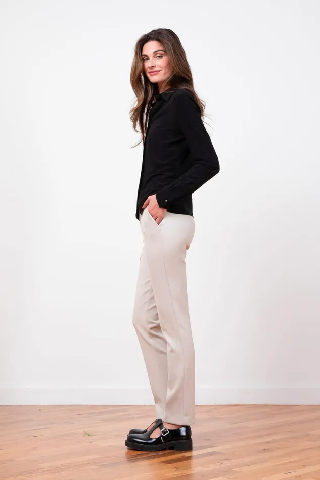 Avenue Montaigne LOUIS Freedom OffWhite Women Pants Avenue Montaigne LOUIS Freedom OffWhite Women Pants