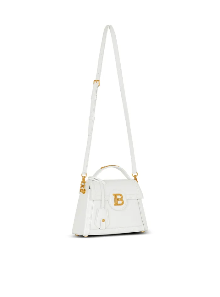 BBuzz Dynasty Bag In Diamondembossed Calfskin White Women Balmain Handbags