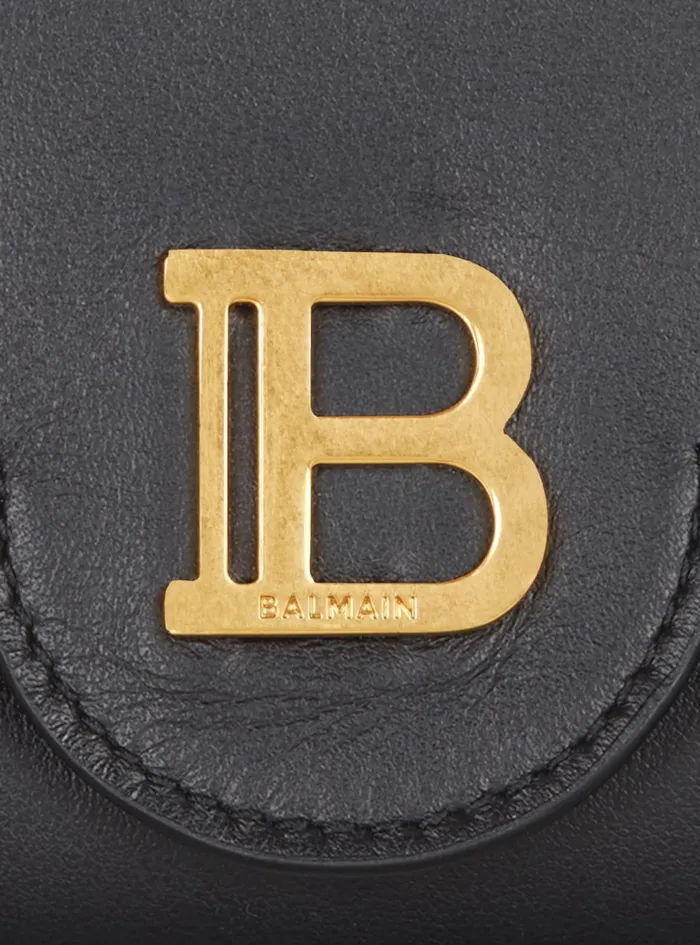 BBuzz Leather Purse Black Women Balmain Small Leather Goods