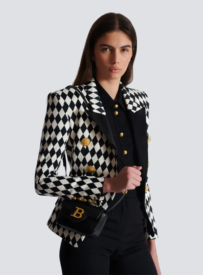 BBuzz Mini Leather Bag Black Women Balmain Handbags