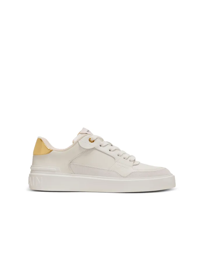 BCourt Flip Sneakers In Calfskin White Women Balmain Sneakers