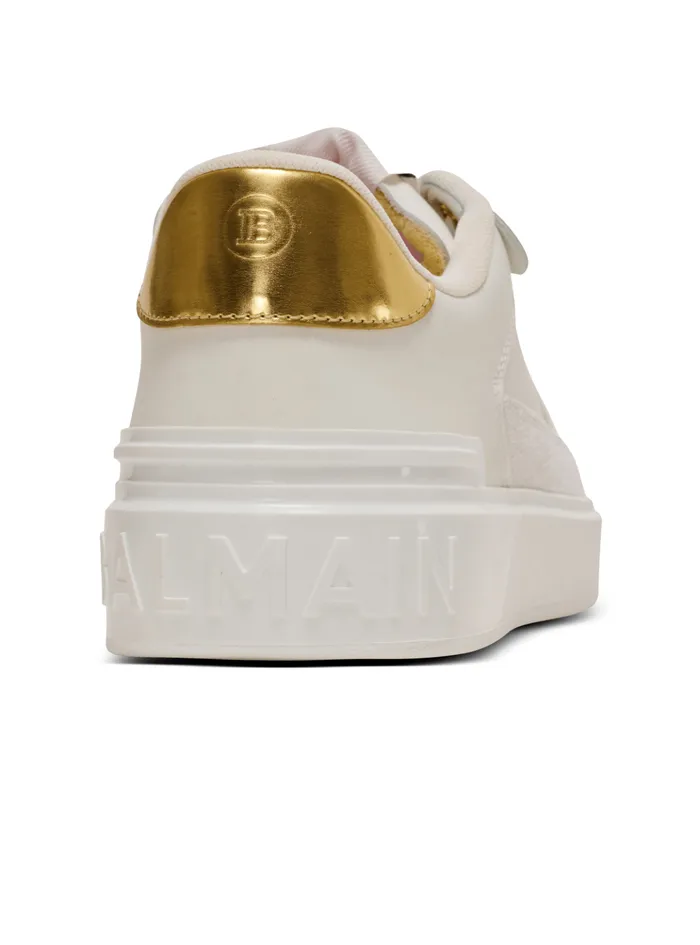 BCourt Flip Sneakers In Calfskin White Women Balmain Sneakers