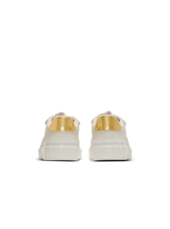 BCourt Flip Sneakers In Calfskin White Women Balmain Sneakers