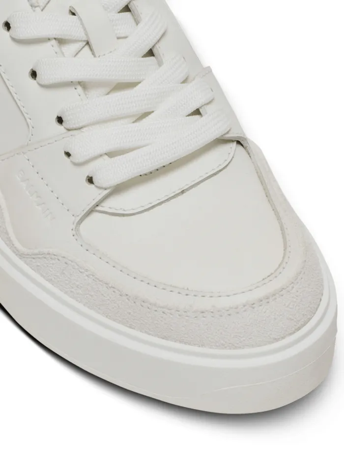 BCourt Flip Sneakers In Calfskin White Women Balmain Sneakers