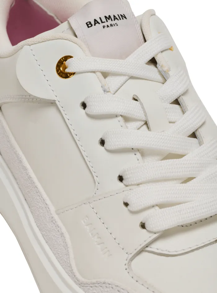 BCourt Flip Sneakers In Calfskin White Women Balmain Sneakers