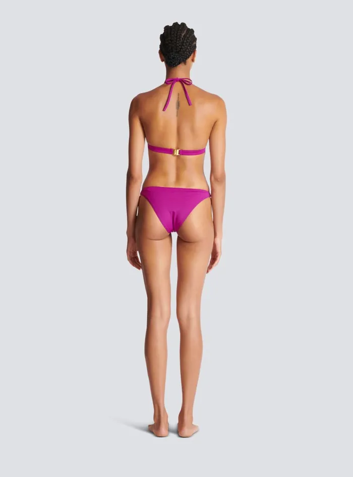 B Triangle Bikini Purple Women Balmain Swimwear