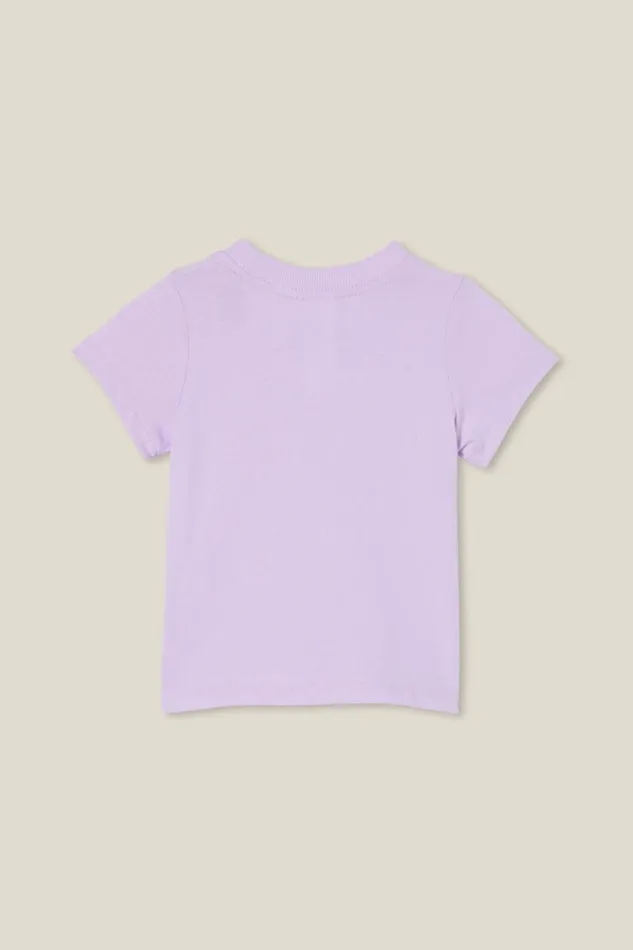 Baby Tops Jackets and Sweaters Cotton On Jamie Short Sleeve TeeLicense Lcn Per Vintage Lilacacdc Live Tour