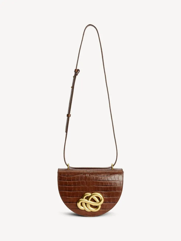 Bags Women By Malene Birger Cebella Leather Shoulder Bag Bison