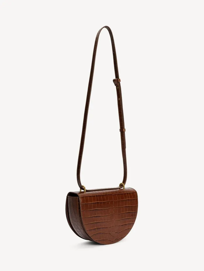 Bags Women By Malene Birger Cebella Leather Shoulder Bag Bison
