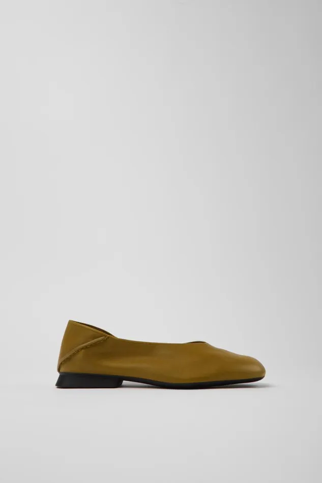 Ballerinas Women Camper Casi Myra Green Leather Moccasin Ballerinas Women Camper Casi Myra Green Leather Moccasin