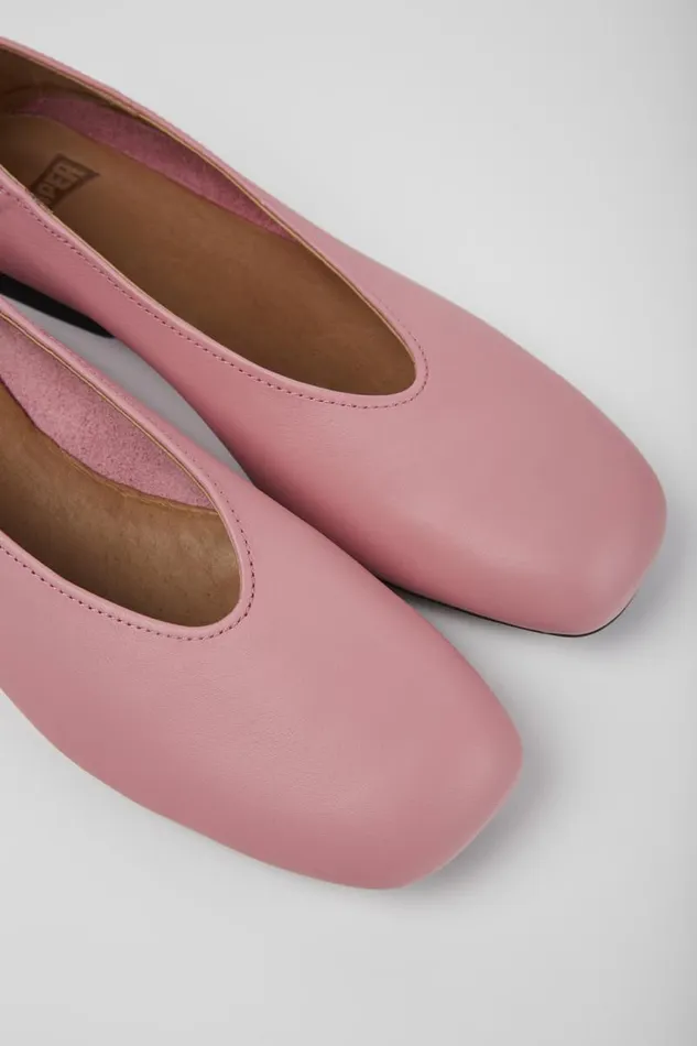 Ballerinas Women Camper Casi Myra Pink Leather Ballerinas