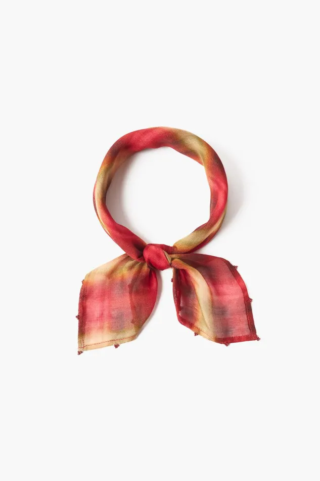 Bandana Savvy Red Plaid Women Chan Luu Bandanas