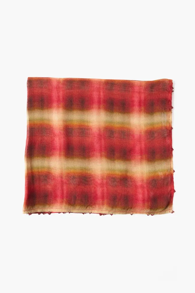 Bandana Savvy Red Plaid Women Chan Luu Bandanas