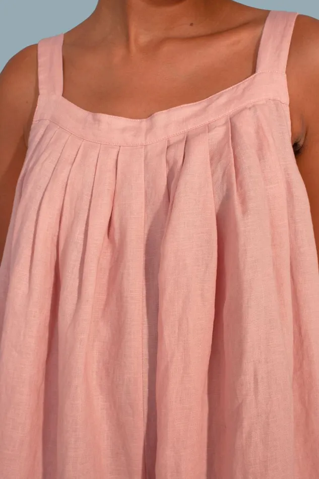 Basic Linen Romper Petal WomensShop LF Markey One Pieces