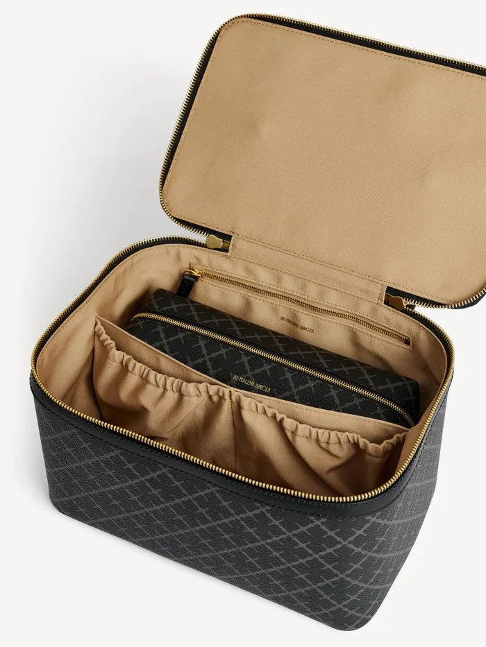 Beauty Bags Women By Malene Birger Aya Beauty Cosmetics Case Charcoal