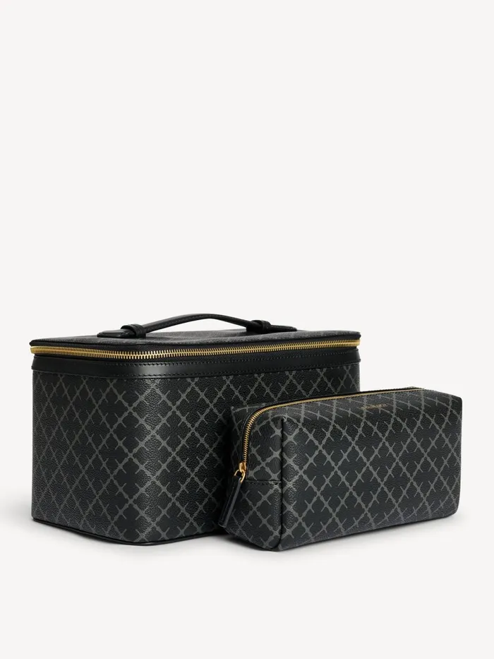 Beauty Bags Women By Malene Birger Aya Beauty Cosmetics Case Charcoal