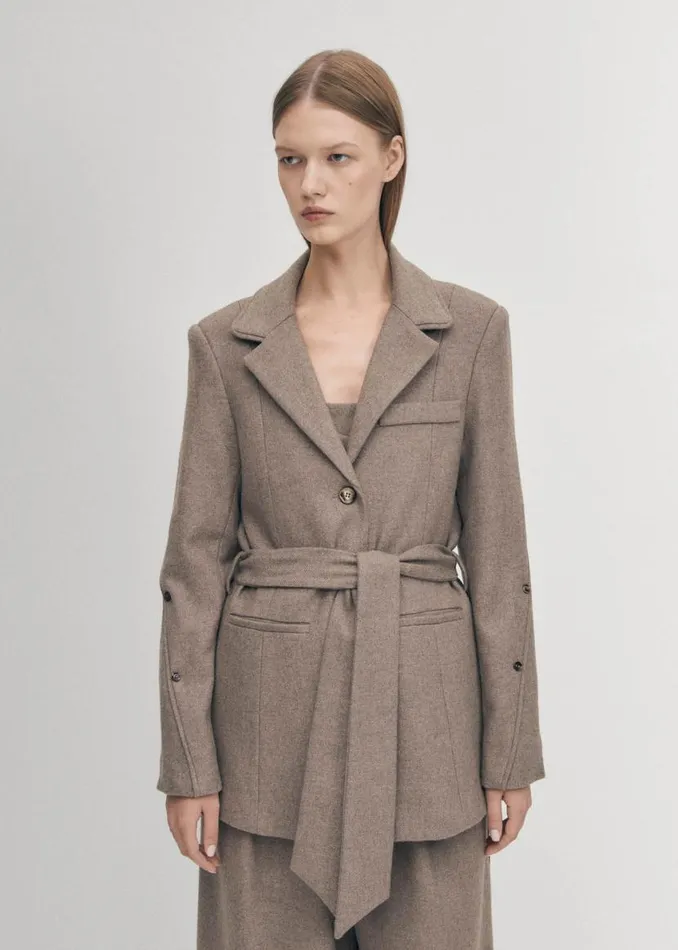 Blazers Vests Women ALOHAS Beth Taupe Blazer