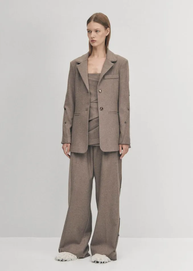 Blazers Vests Women ALOHAS Beth Taupe Blazer