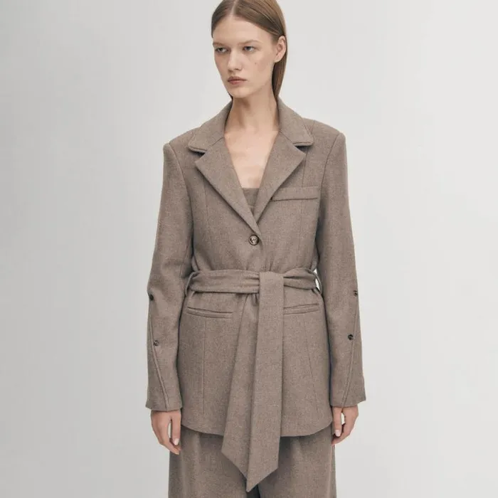 Blazers Vests Women ALOHAS Beth Taupe Blazer