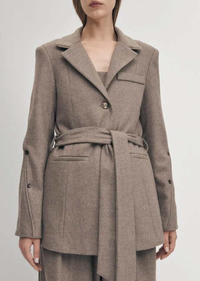 Blazers Vests Women ALOHAS Beth Taupe Blazer