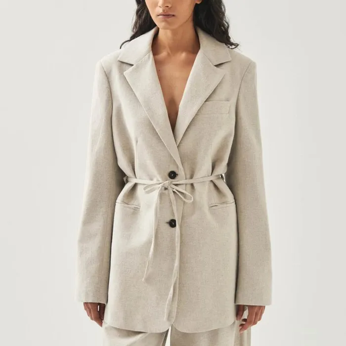 Blazers Vests Women ALOHAS Very Cream Blazer