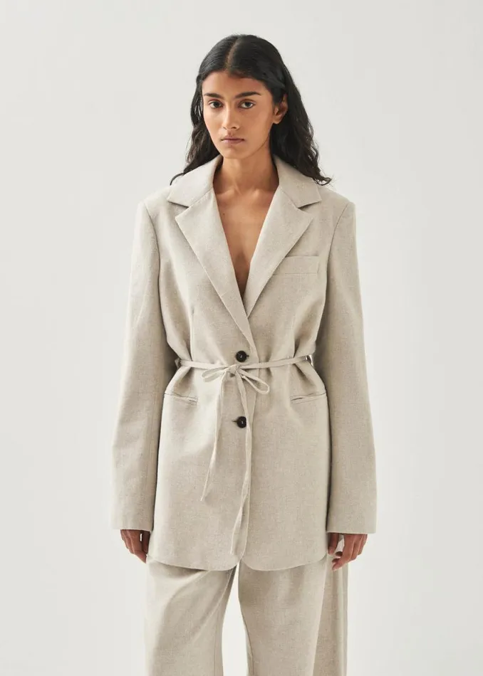 Blazers Vests Women ALOHAS Very Cream Blazer