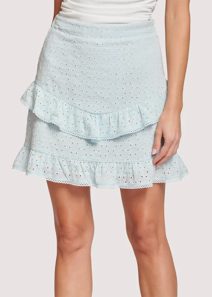 Blissful Blues Mini Skirt Women Lost Wander Skirts