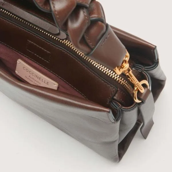 Boheme Vintage Fondant Brown Women Coccinelle Top Handle Bag