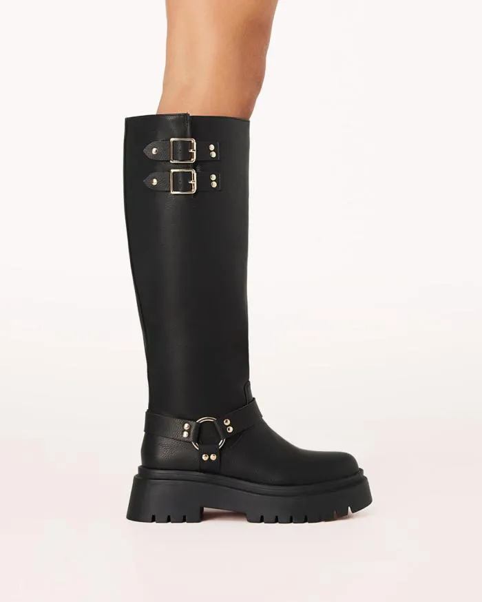 Boots Billini Knee High Boots FRENA BLACK