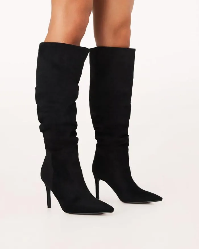Boots Billini Knee High Boots RAISA BLACK SUEDE